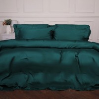 Постільна білизна MirSon Tencel №07 Emerald 2x143x210 Сімейний (2200009371004)