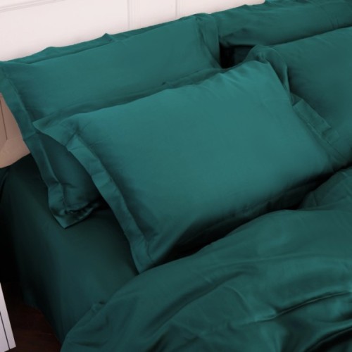 Постільна білизна MirSon Tencel №07 Emerald 2x143x210 Сімейний (2200009371004)