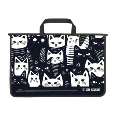 Папка - портфель Maxi А4 пластиковий на блискавці (MX30054)