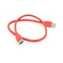 Дата кабель USB 3.0 AM/AM 0.6m red Voltronic (YT-3.0AM+AM-0.6R)
