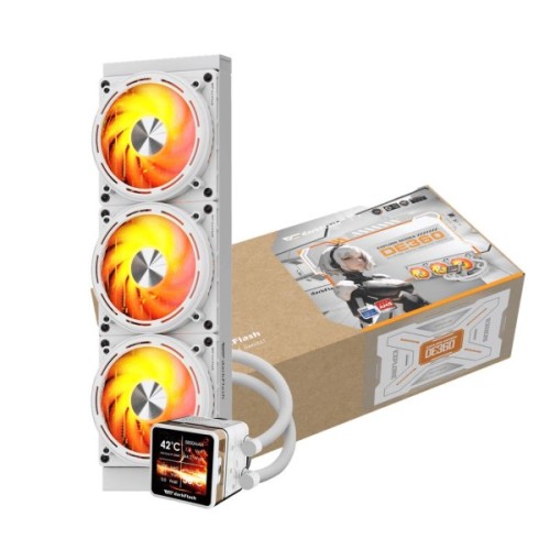 Система рідинного охолодження DARKFLASH DE360 WHITE