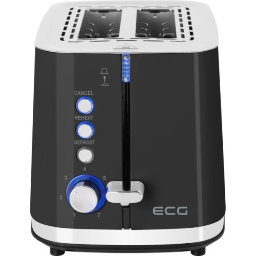 Тостер ECG ST 2766 Vintage Nero