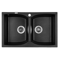 Мийка кухонна GRANADO CORDOBA black shine (gr1201)