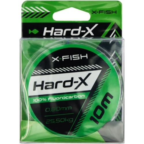 Флюорокарбон X-Fish Hard-X 10m (clear) 0.80mm 25.50kg (1917.03.79)
