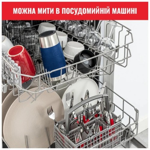 Термокружка Tefal Travel Mug Classic, 360мл, нержавіюча сталь, синій (N2020310)