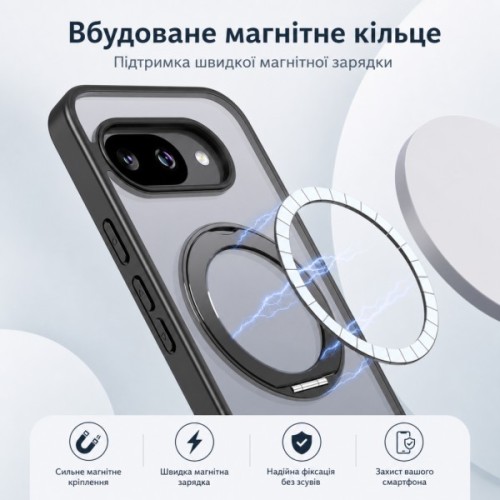 Чохол до мобільного телефона BeCover Aura Fold Google Pixel 9a Black (715665)