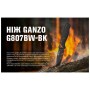 Ніж Ganzo G807BW-BK чорний з чохлом (G807BW-BK)