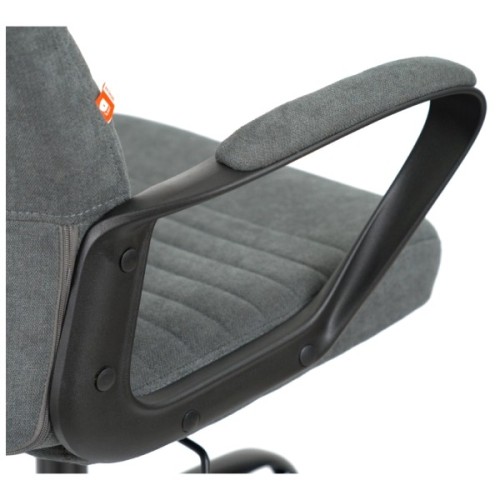 Офісне крісло Аклас Черемош, KD Tex TILT, 1705B-26 Black-Gray (00179832)