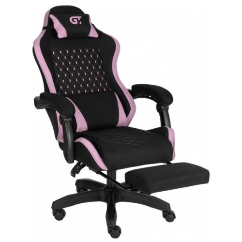 Крісло ігрове GT Racer X-2339 Black/Pink (X-2339 Fabric Black/Pink)
