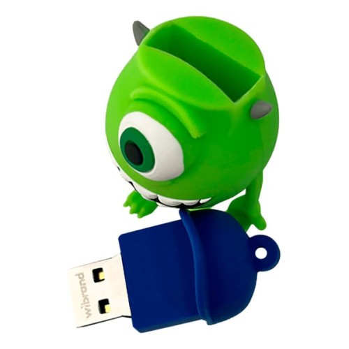 USB флеш накопичувач Wibrand 16GB Mike Wazowski Green USB 2.0 (WI2.0/MW16G)