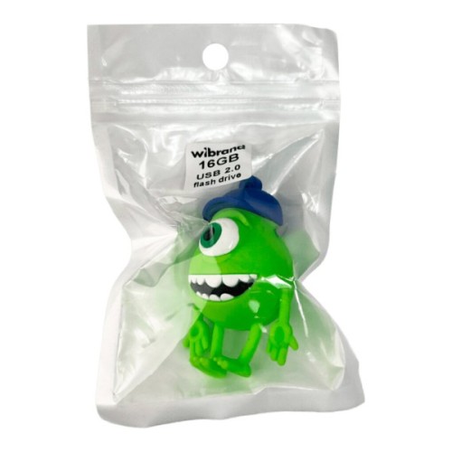 USB флеш накопичувач Wibrand 16GB Mike Wazowski Green USB 2.0 (WI2.0/MW16G)