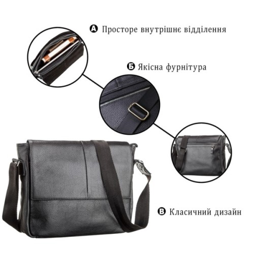 Сумка Shvigel Чорна (00797)