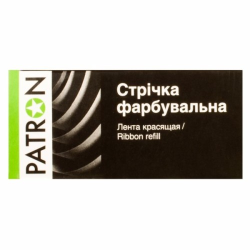 Стрічка до принтерів Patron 13мм X 5м (К) HD (PN-12.7-5SB/RIB-PN-12.7x5-К-B)