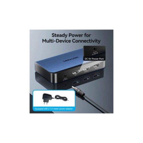 Спліттер Vention HDMI 2.0 UHD 4K 60Hz 3D, HDCP 1in x 2out ports (AKEL0-EU)