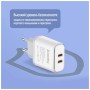 Зарядний пристрій ColorWay Power Delivery Port PPS USB (Type-C PD + Type-C PD) (40W) white (CW-CHS048PD-WT)