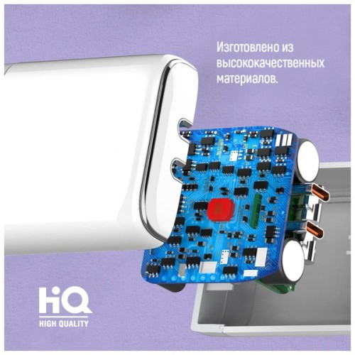 Зарядний пристрій ColorWay Power Delivery Port PPS USB (Type-C PD + Type-C PD) (40W) white (CW-CHS048PD-WT)