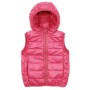 Жилет дитячий Kurt пуховий з капюшоном (V-HT-580T-116-pink)