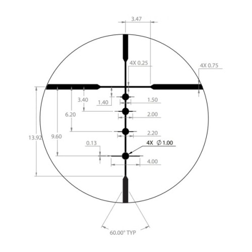 Оптичний приціл Bushnell R3 3-9x50 сітка DOA Quick Ballistic (R3-3950S11)