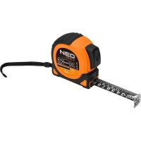 Рулетка Neo Tools Super Black, 5мx25мм, з фіксатором змотування, магніт (67-243)