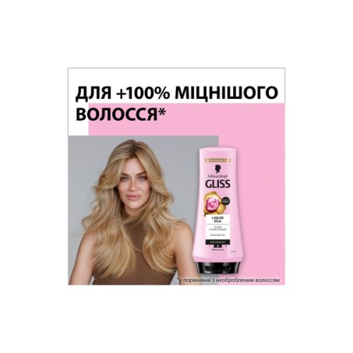 Кондиціонер для волосся Gliss Liquid Silk Balsam 200 мл (3838824086699)