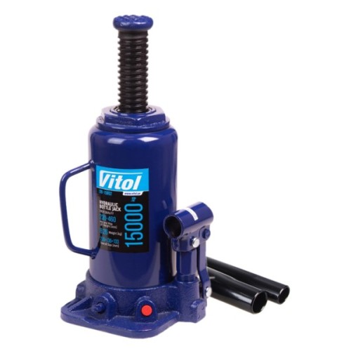 Домкрат Vitol DB-15002/T91504, телескопічний, гідравлічний, 15т, min 230мм, max 460мм (DB-15002)