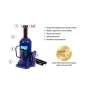 Домкрат Vitol DB-15002/T91504, телескопічний, гідравлічний, 15т, min 230мм, max 460мм (DB-15002)