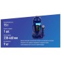 Домкрат Vitol DB-15002/T91504, телескопічний, гідравлічний, 15т, min 230мм, max 460мм (DB-15002)
