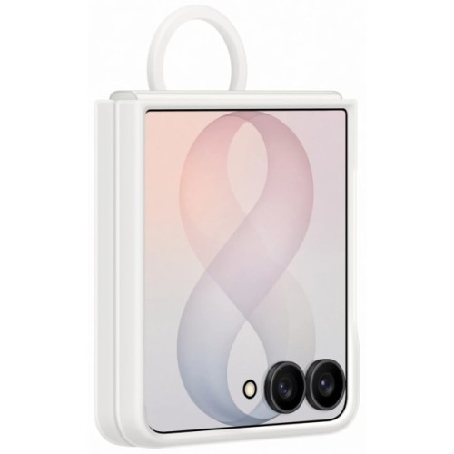 Чохол до мобільного телефона Samsung Silicone Ring Magnet Flip 8 White (EF-EF776CWEGUA)