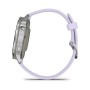 Смарт-годинник Garmin Venu 4 (41mm), Gray w/ Silver + Periwinkle, GPS смарт-годинник (010-03013-01)