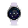 Смарт-годинник Garmin Venu 4 (41mm), Gray w/ Silver + Periwinkle, GPS смарт-годинник (010-03013-01)