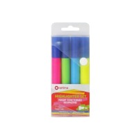 Набір маркерів Optima текстових 1-4,5 мм, 4 кольори в пеналі (O15828)