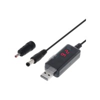 Кабель живлення USB to DC 3.5x1.35mm + 5.5x2.1mm 9V-12V Dynamode (KWS-912V)