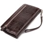 Портмоне Canpellini З натуральної шкіри Коричневе (21536)