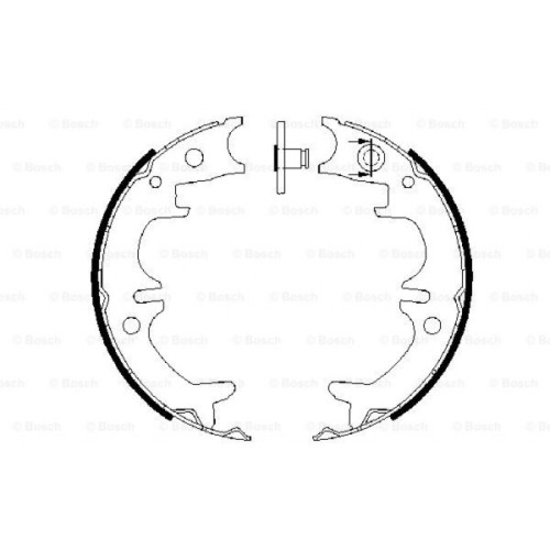 Гальмівні колодки Bosch 0 986 487 680