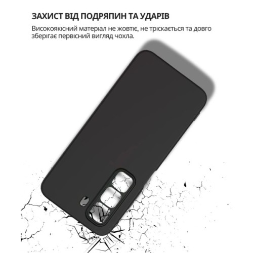 Чохол до мобільного телефона BeCover Silicone Infinix Hot 60 Pro 4G (X6885) Black (714558)