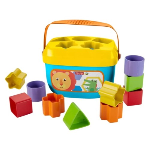 Розвиваюча іграшка Fisher-Price Відерце з кубиками Яскраве (FFC84)