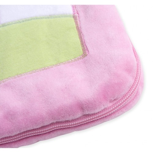 Спальний конверт Luvena Fortuna рожевий багатофункціональний з малюнком слоненяти (G8988)