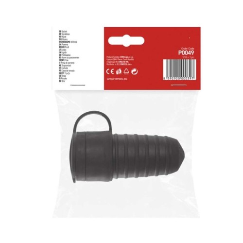 Колодка для подовжувача EMOS IP44 чорна шуко (P0049)