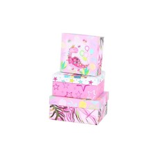 Подарункова коробка Buromax 3 шт з глітером (BM.233323)