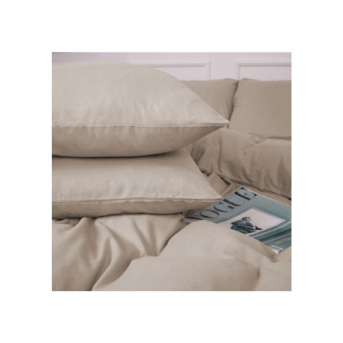 Постільна білизна MirSon 004 Cappuchino Фланель 2 x 160 x 220 Сімейний Євро (2200009649240)