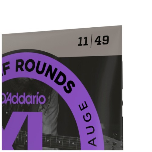 Струни для гітари D'Addario XL Half Rounds Medium (11-49) (EHR370)