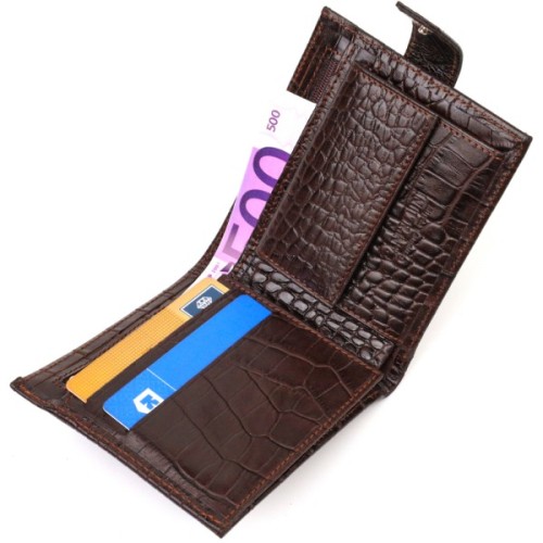 Гаманець Canpellini натуральної шкіри Коричневий (21878)