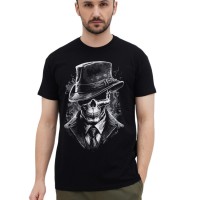 Футболка Sol's Imperial Gentlemen's skull насичений чорний XL (11500309/395XL)