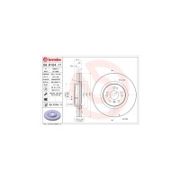 Гальмівний диск Brembo 09.R104.11