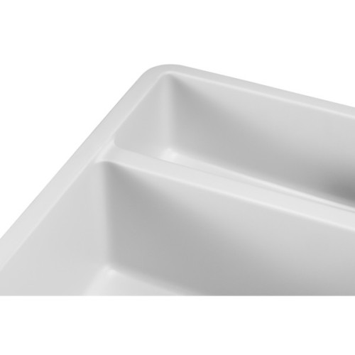 Мийка кухонна GRANADO Under top DOUBLE white (gr3405)