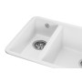 Мийка кухонна GRANADO Under top DOUBLE white (gr3405)