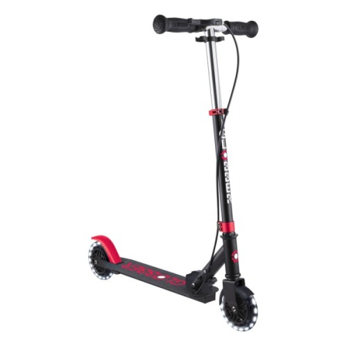 Самокат Globber Flow Element Junior Lights LED,, чорно-червоний (729-102)