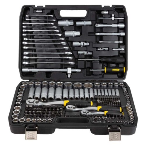 Набір інструментів Sigma насадок торцевих та біт 1/4", 3/8", 1/2" 216шт CrV (6003841)