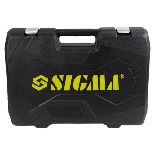 Набір інструментів Sigma насадок торцевих та біт 1/4", 3/8", 1/2" 216шт CrV (6003841)