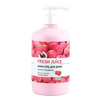 Гель для душу Fresh Juice Litchi & Raspberry 750 мл (4823015936166)